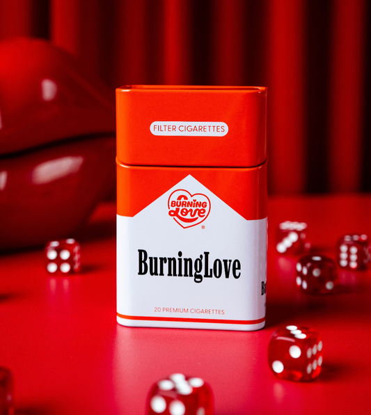 Tin Accessory Case- Burning Love
