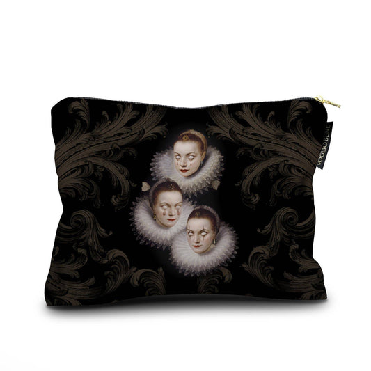 Sororite French Clown Velvet Pouch by Voglio Bene