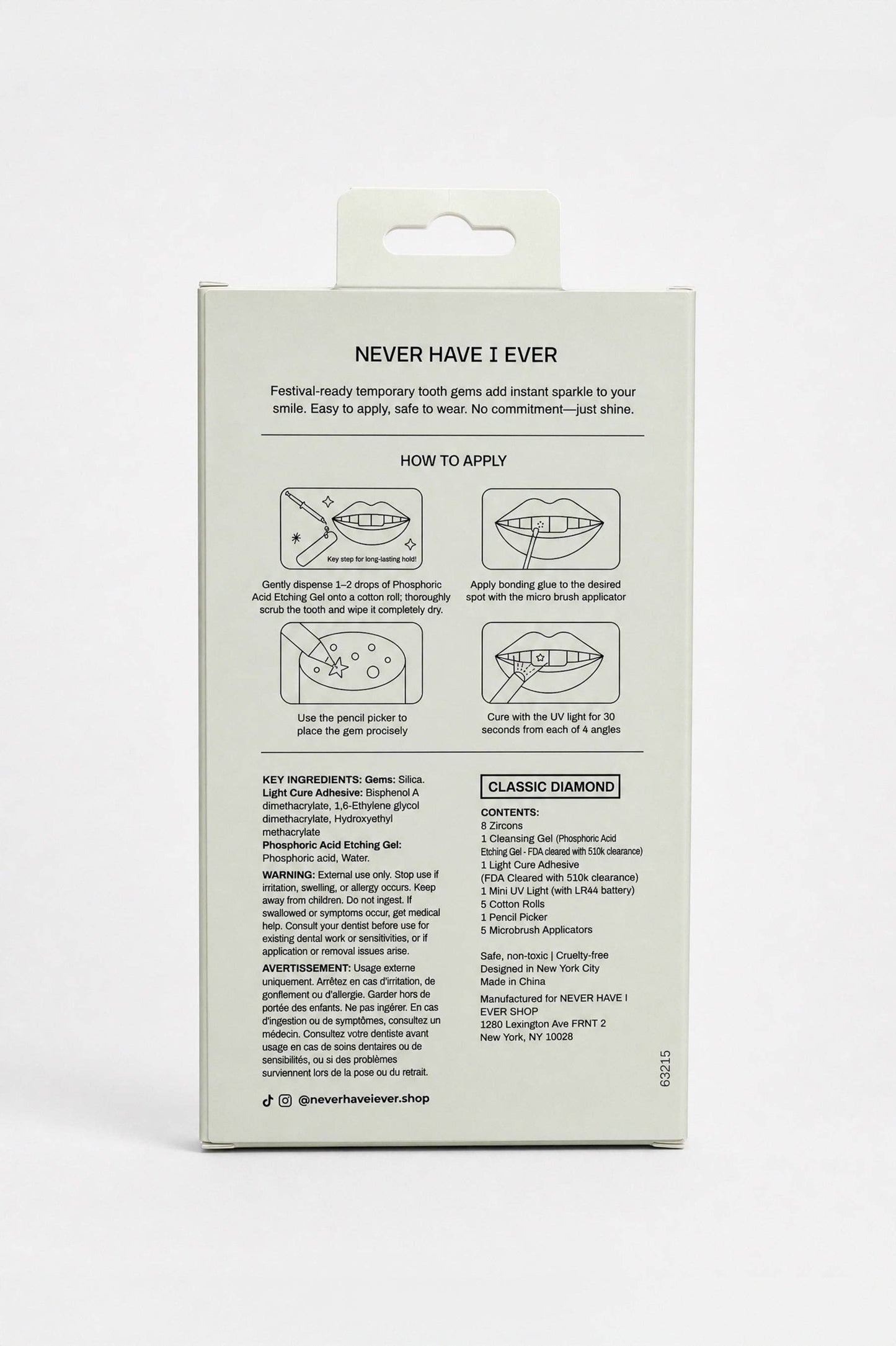 Classic Diamond DIY Tooth Gem Kit