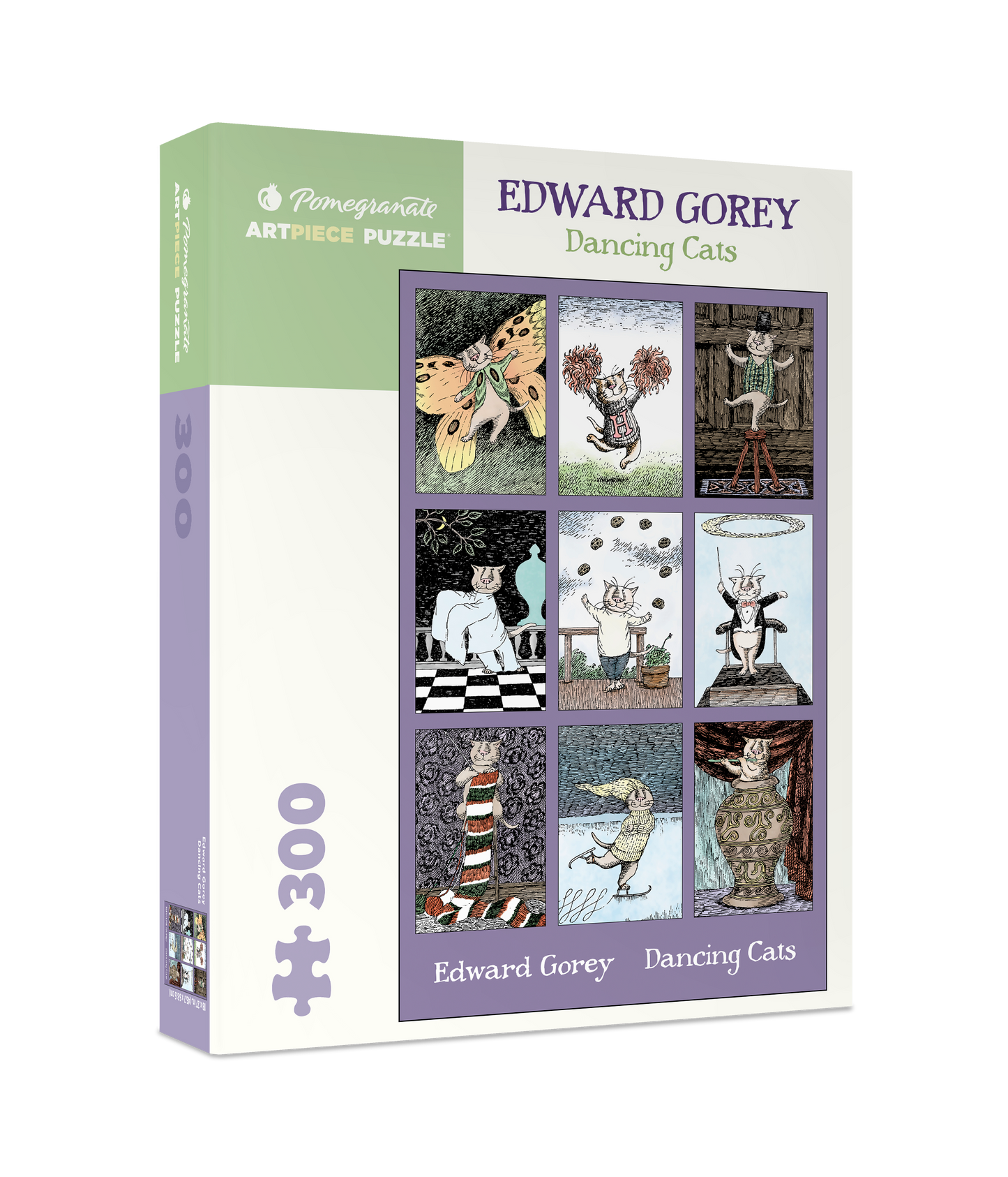 Edward Gorey: Dancing Cats 300-Piece Jigsaw Puzzle