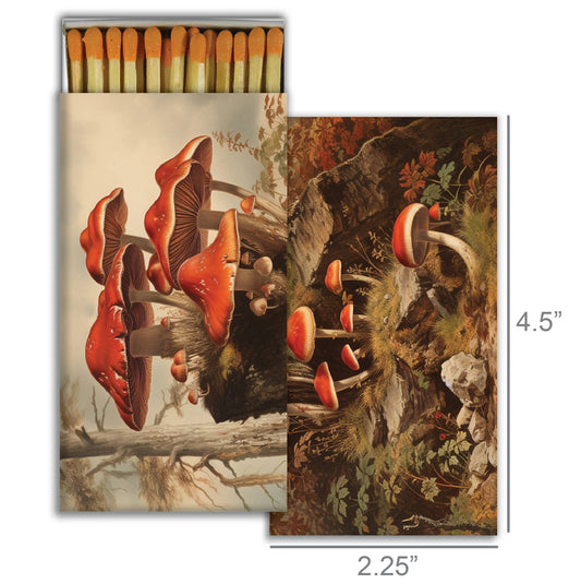 Fall Mushrooms Safety Matches
