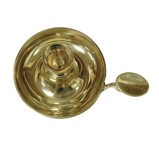 Solid Brass Chamberstick -Candle Holder Antique Vintage Style