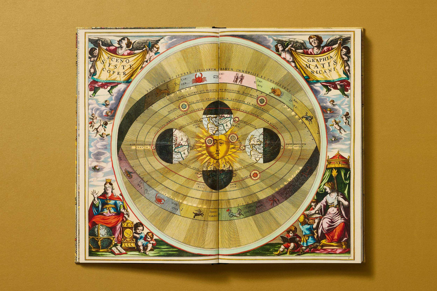Cellarius Atlas (German, French, English)