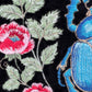 Beetle and Flowers - Sanctuary Embroidered Velvet Everything Pouch