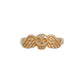 Bronze Winged Skull Ring