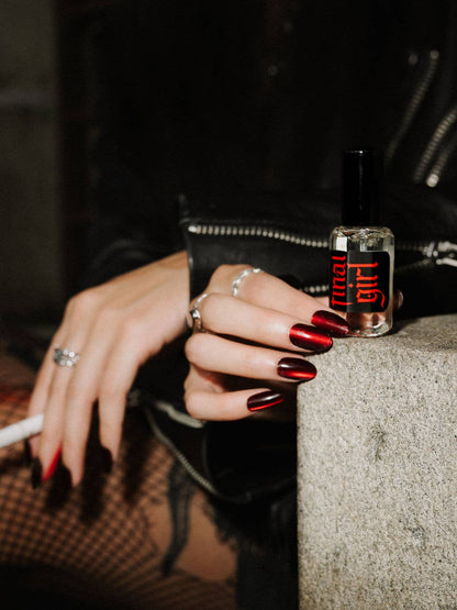 Final Girl Eau de Parfum | leather, black iris & raspberry