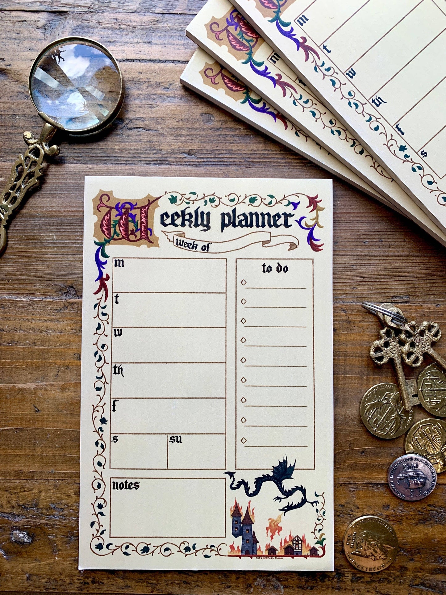 Medieval Weekly Planner
