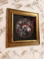 Framed Red Surreal Gothic Portrait Watercolor Print - All In My Head