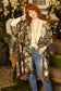 Fleur De Lune Kimono w/ Florals & Bees