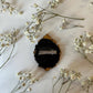 Resin Hair Clip - Baby's Breath - in Antique Ornate Frame