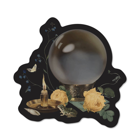 Large Crystal Ball Sticker
