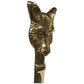 Solid Brass Fox Head Letter Opener