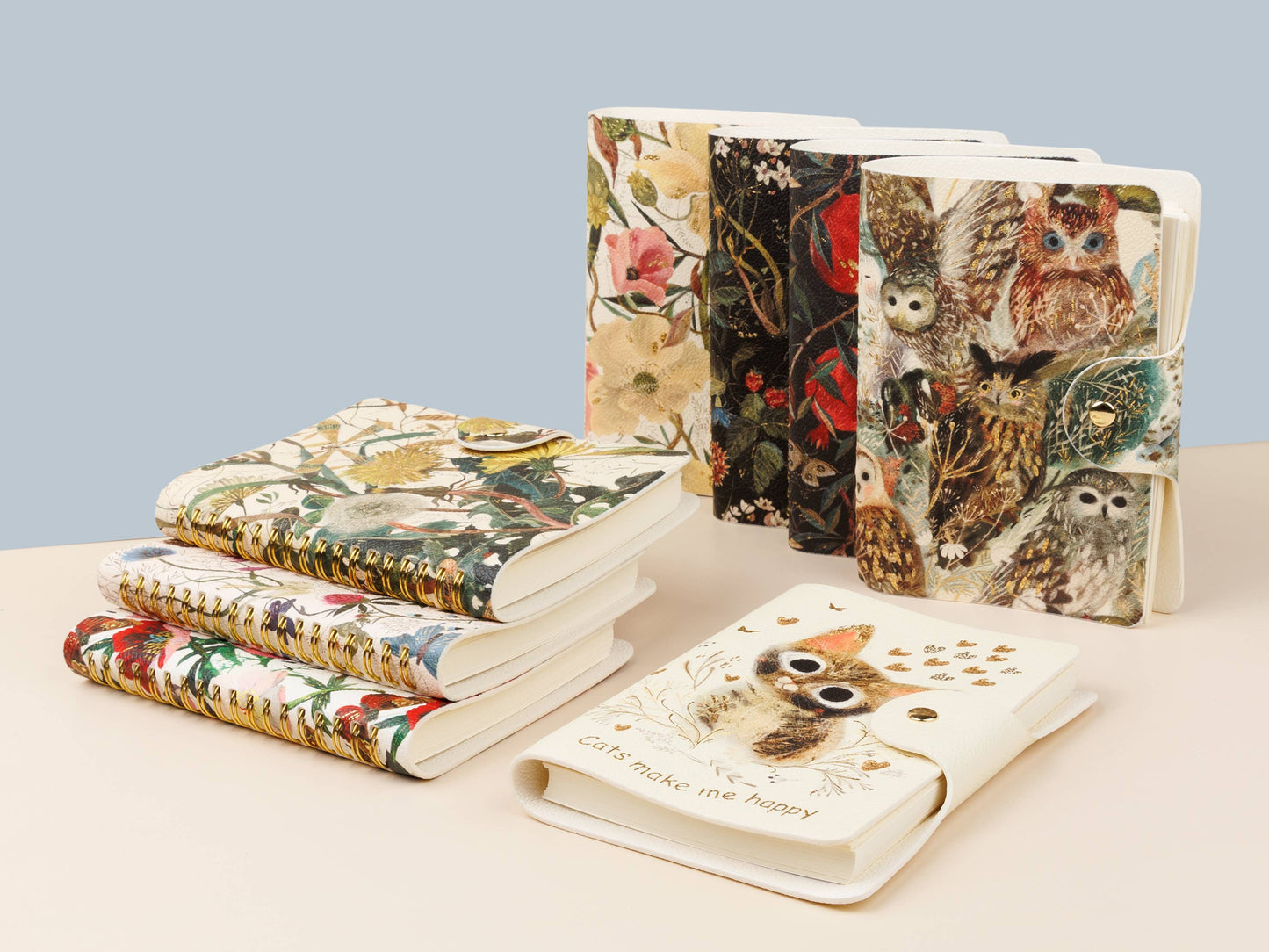 Forest Flowers Snap Close Diary