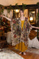 Golden Hour Goddess Duster Kimono w/ Floral Print