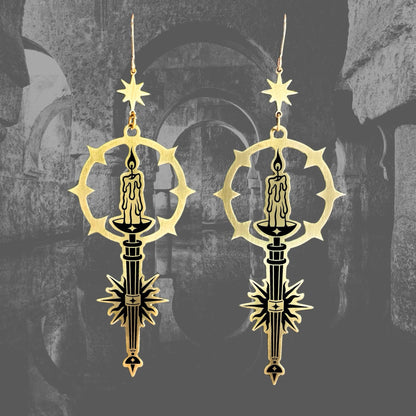 The Illustro Earrings by While Odin Sleeps