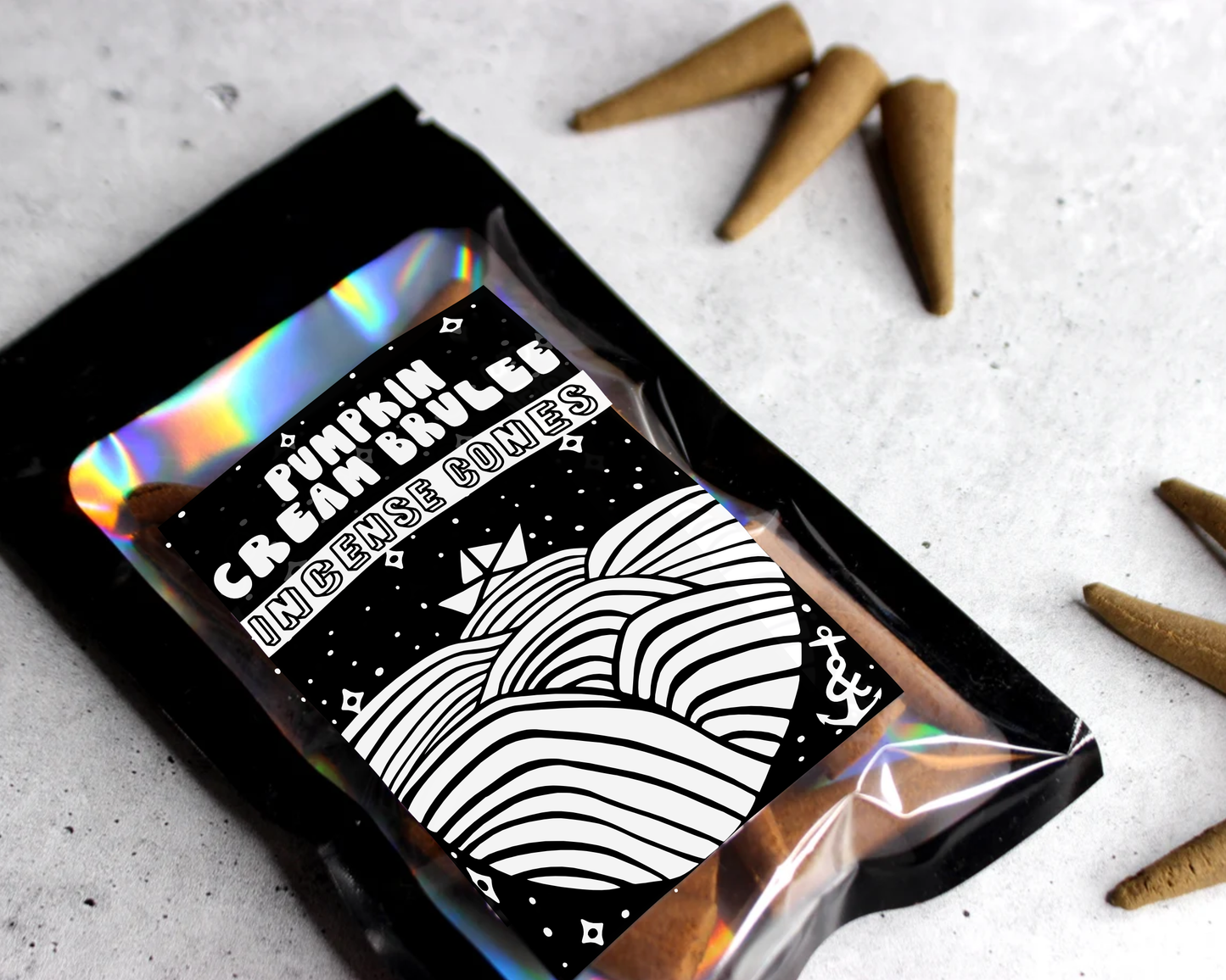 Pumpkin Cream Brulee |  Backflow Incense Cones