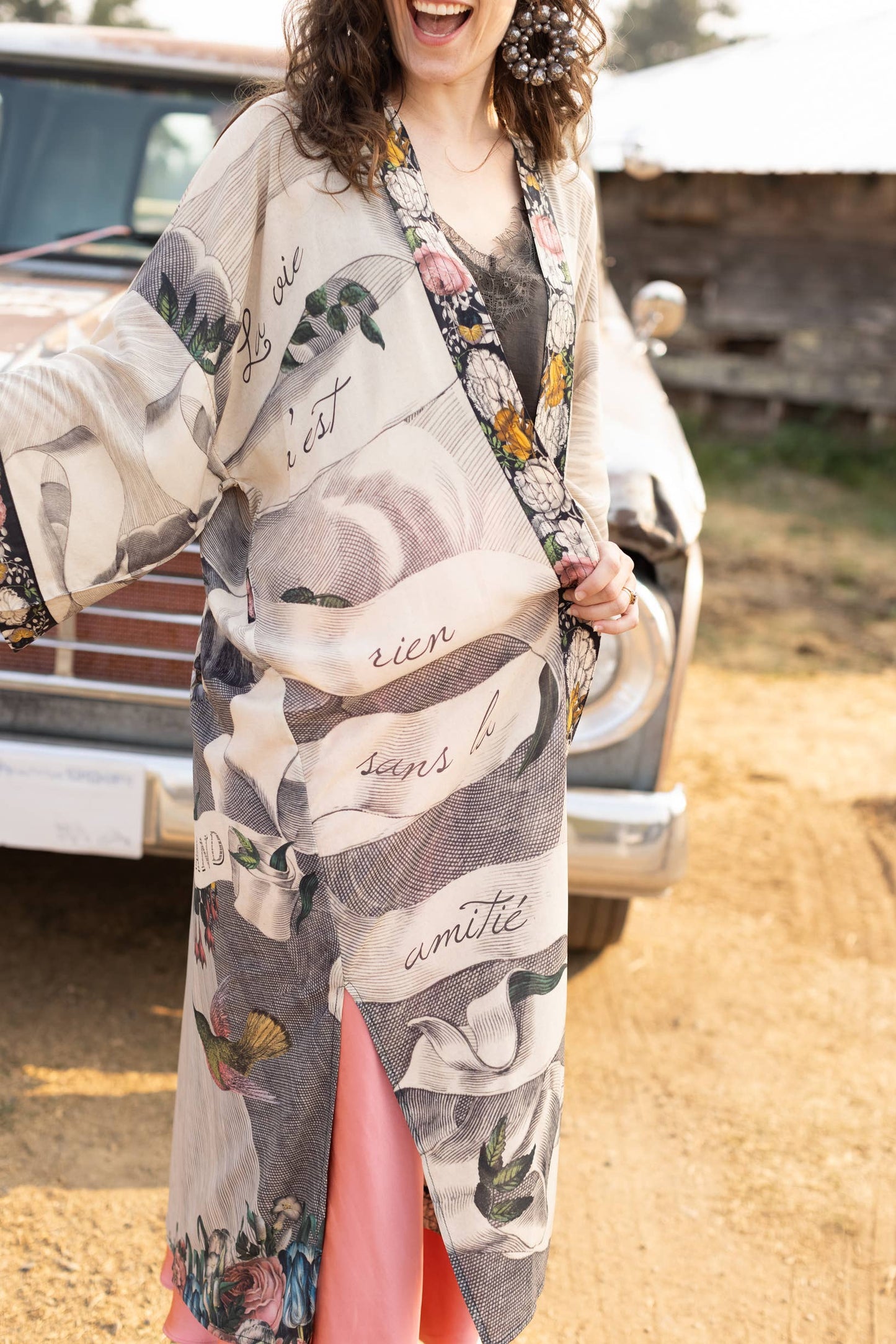 Take My Hand Full Length Kimono