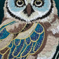 Owl - Wisdom Embroidered Velvet Pillow