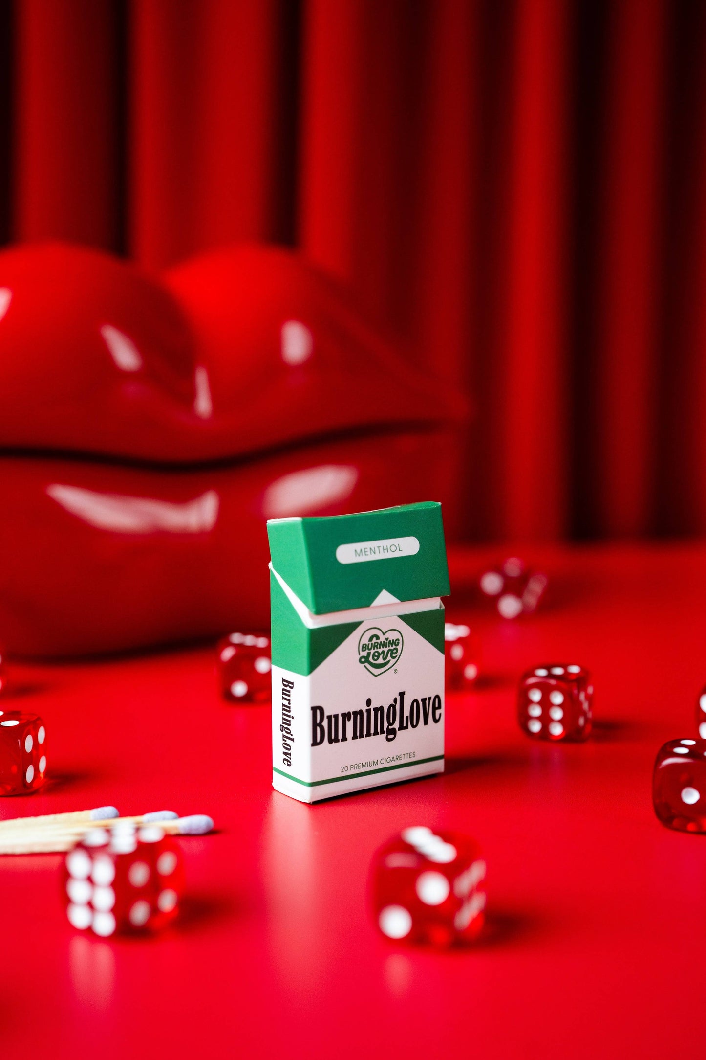 Burning Love Cigarette Matches