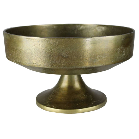 Folsom Pedestal Bowl, Brass - Nocturne LLC