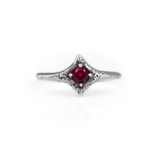 Red Garnet Pixie Ring