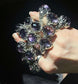 Hellfire Ring with Amethyst (size 11)