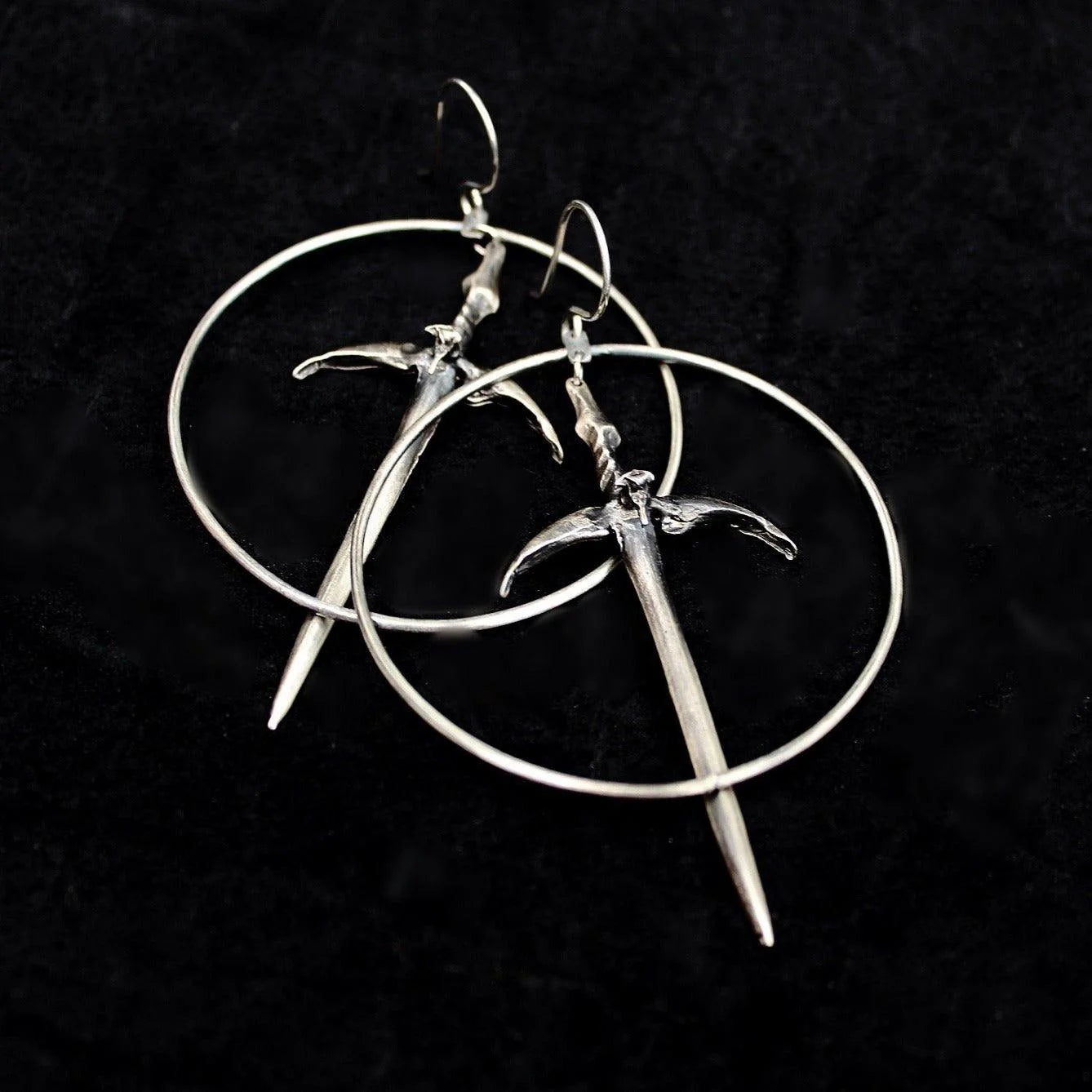 Sorcerer Sword Hoops by Acid Queen