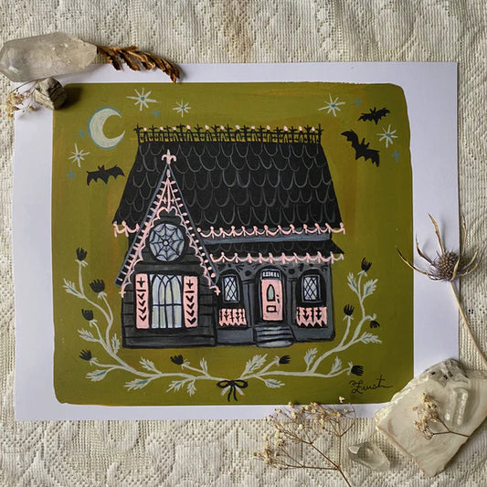 Victorian Cottage 8x10 Art Print by Olivia Faust