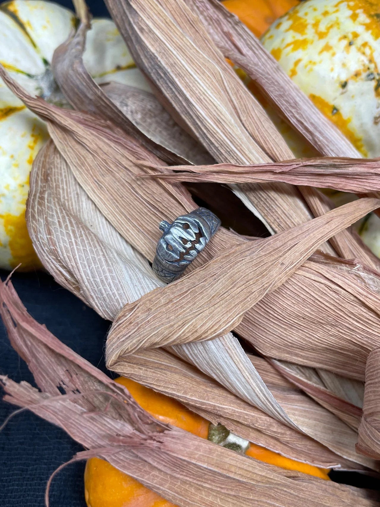 Classic Jack-O Pumpkin Ring by Uneven Creations