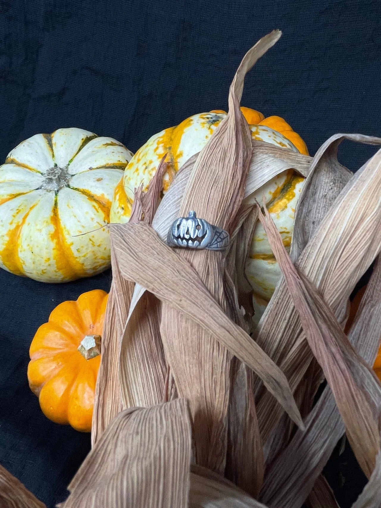 Classic Jack-O Pumpkin Ring by Uneven Creations
