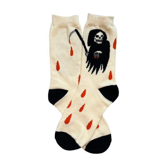 Glam Reaper Socks by Bill Crisafi