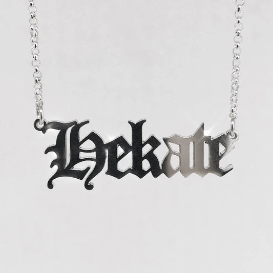 Hekate Nameplate Necklace