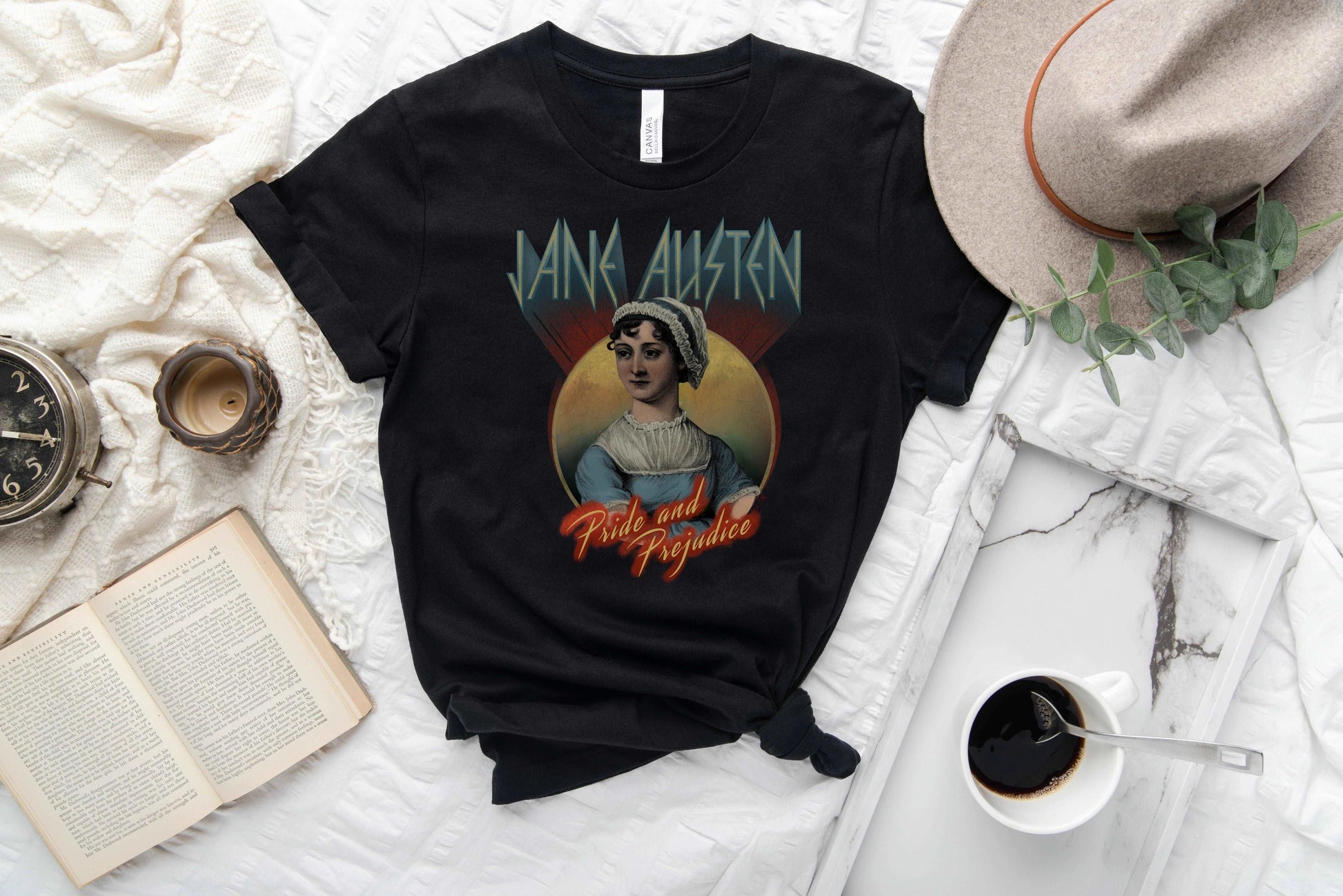 Jane Austen Band Tee - Wonder Witch Boutique