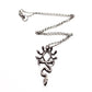 Medusa Ankh Necklace in Sterling Silver