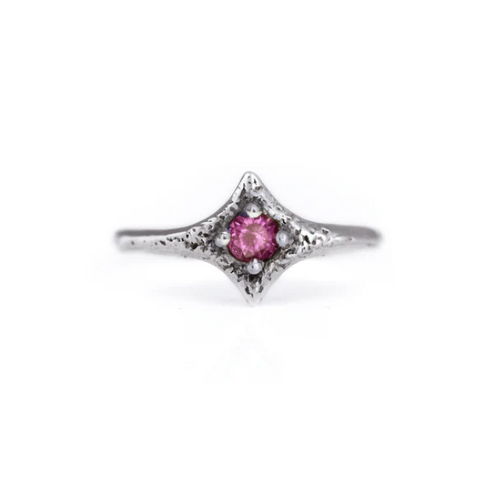 Pink Sapphire Pixie Ring