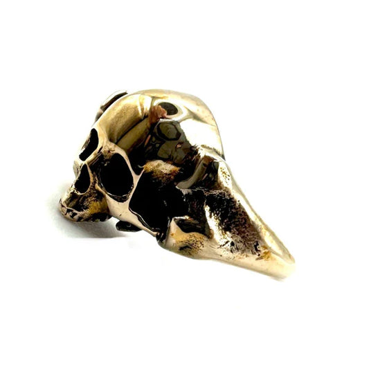 Skull Ring Sinister Sepulcher in Bronze by Julian the 2nd