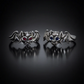 Blue Sapphire Eyes Baby Gargoyle Ring - Size 7
