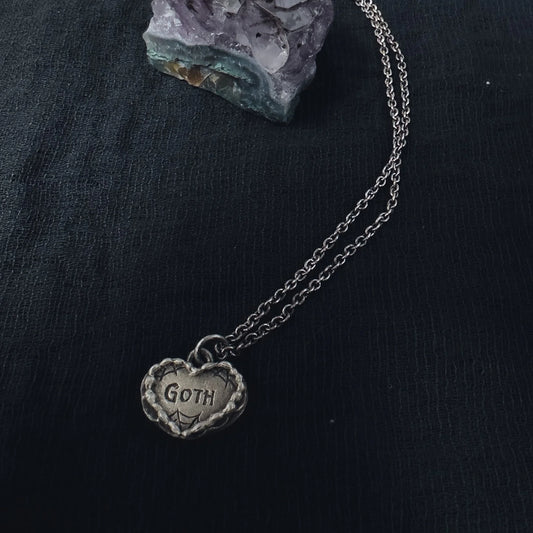 Sugar Goth Pendant by Uneven Creations x Olivia Faust