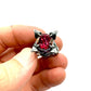 Temple of Minoan Sterling Azotic Pink Topaz Silver Ring with Snake Band