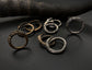 Talon Rings in Brass and Sterling Silver by Miyu Decay