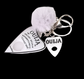 Ouija Planchette Keychain with Poof