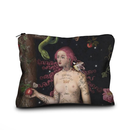 Adam and Eve Velvet Pouch by Voglio Bene - Nocturne LLC
