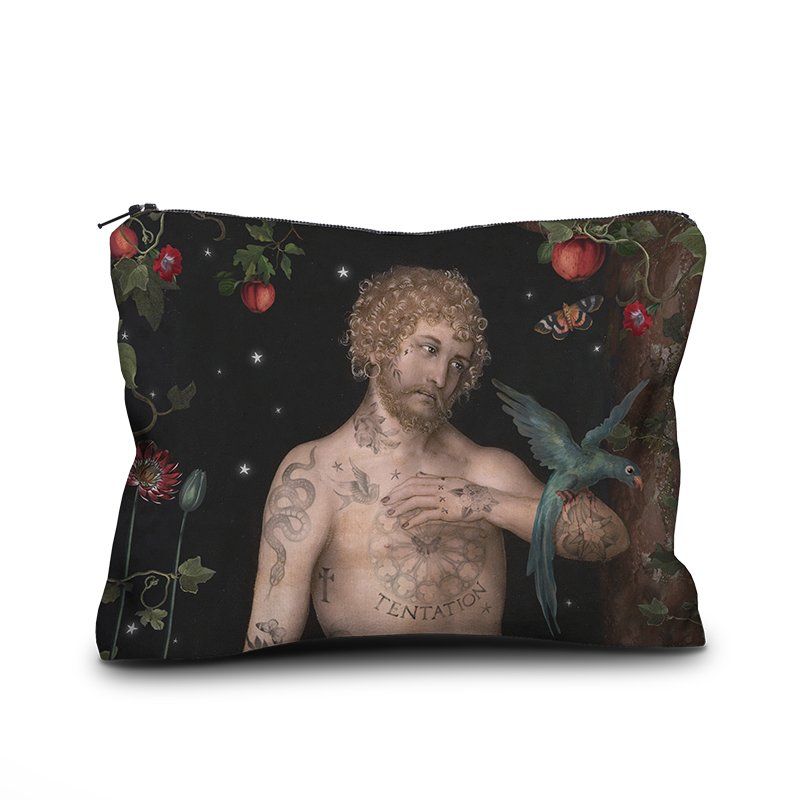 Adam and Eve Velvet Pouch by Voglio Bene - Nocturne LLC