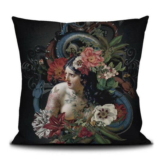 Tormente Velvet Pillow by Voglio Bene (20x20”)