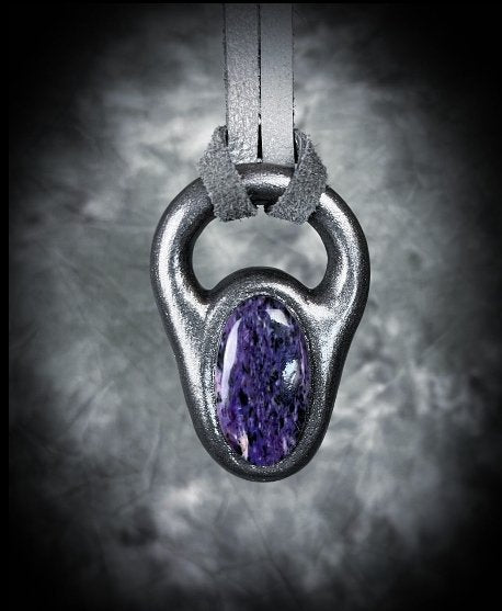 Charoite Necklace by Become Spellbound
