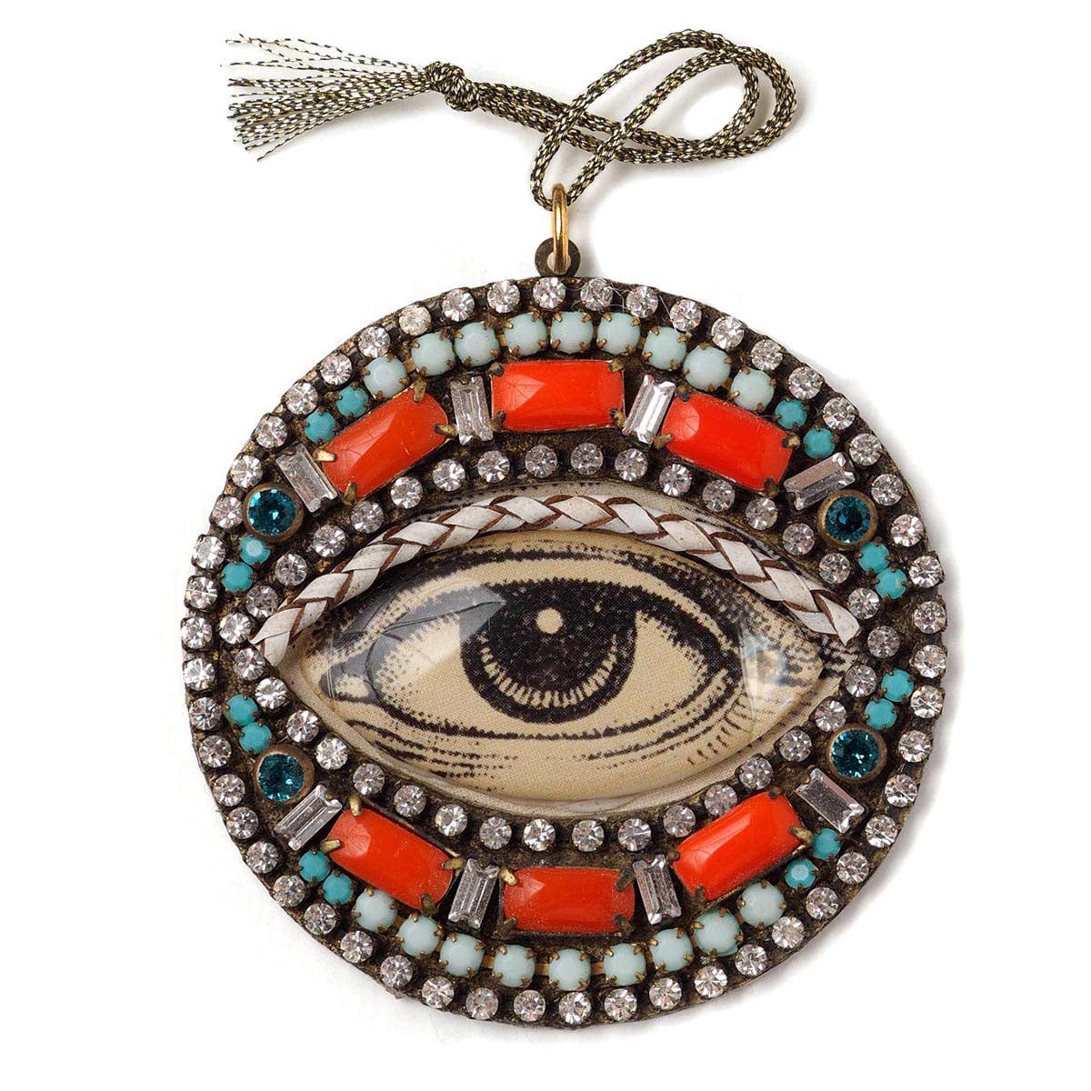 Bejeweled Lover's Eye Ornament - Nocturne LLC