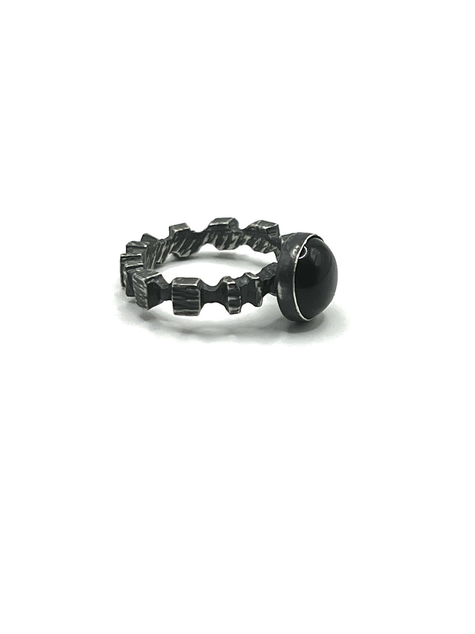 Chain Black Onyx Ring by Julian the 2nd - Nocturne LLC