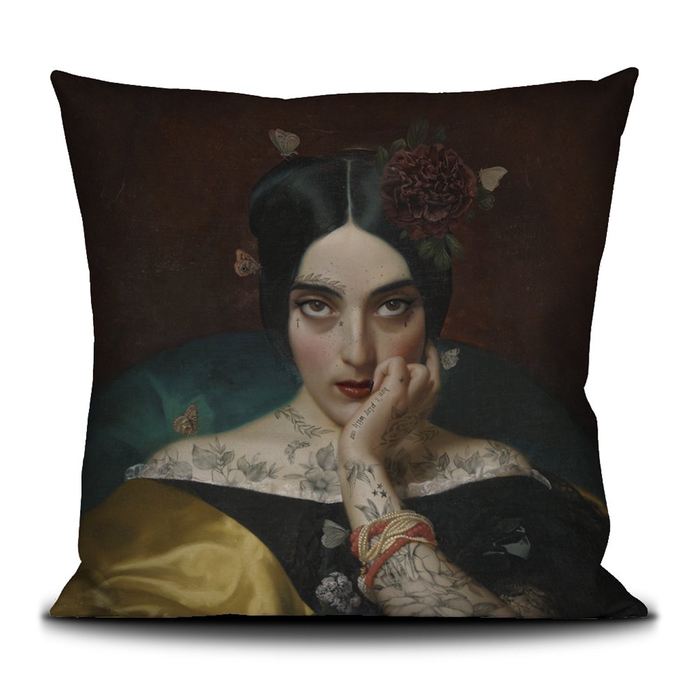 Clementine - Velvet Pillow by Voglio Bene (20x20) - Nocturne LLC