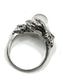 Crystal Ball Fortune Teller Ring - Silver Plated - Nocturne LLC