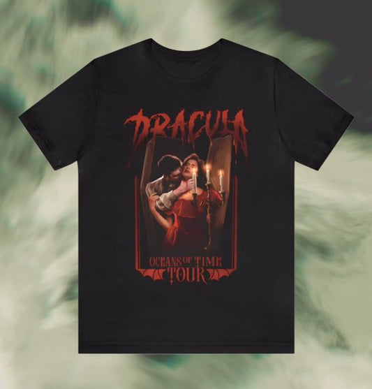 Dracula Monster Mash Band Tee by Wonder Witch Boutique - Nocturne LLC